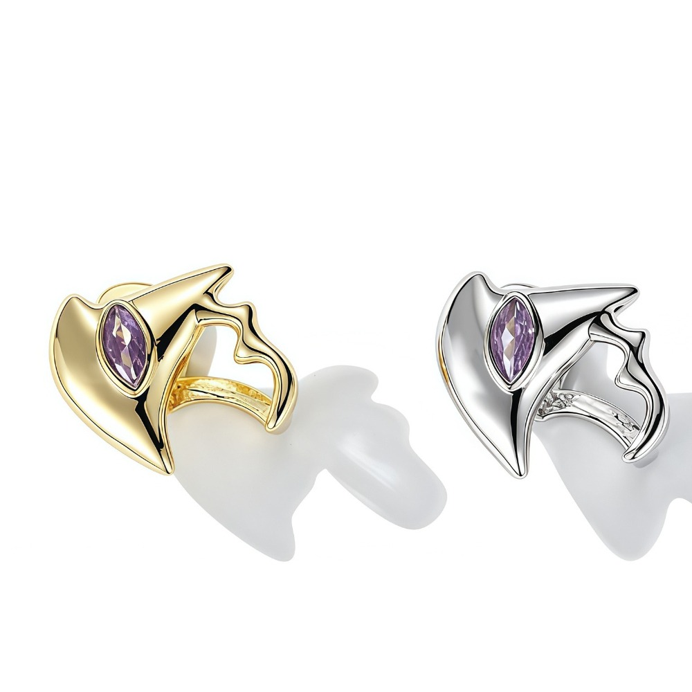 Body Jewelry Real Gold - Grillz na zęby z cyrkoniami markiza,
