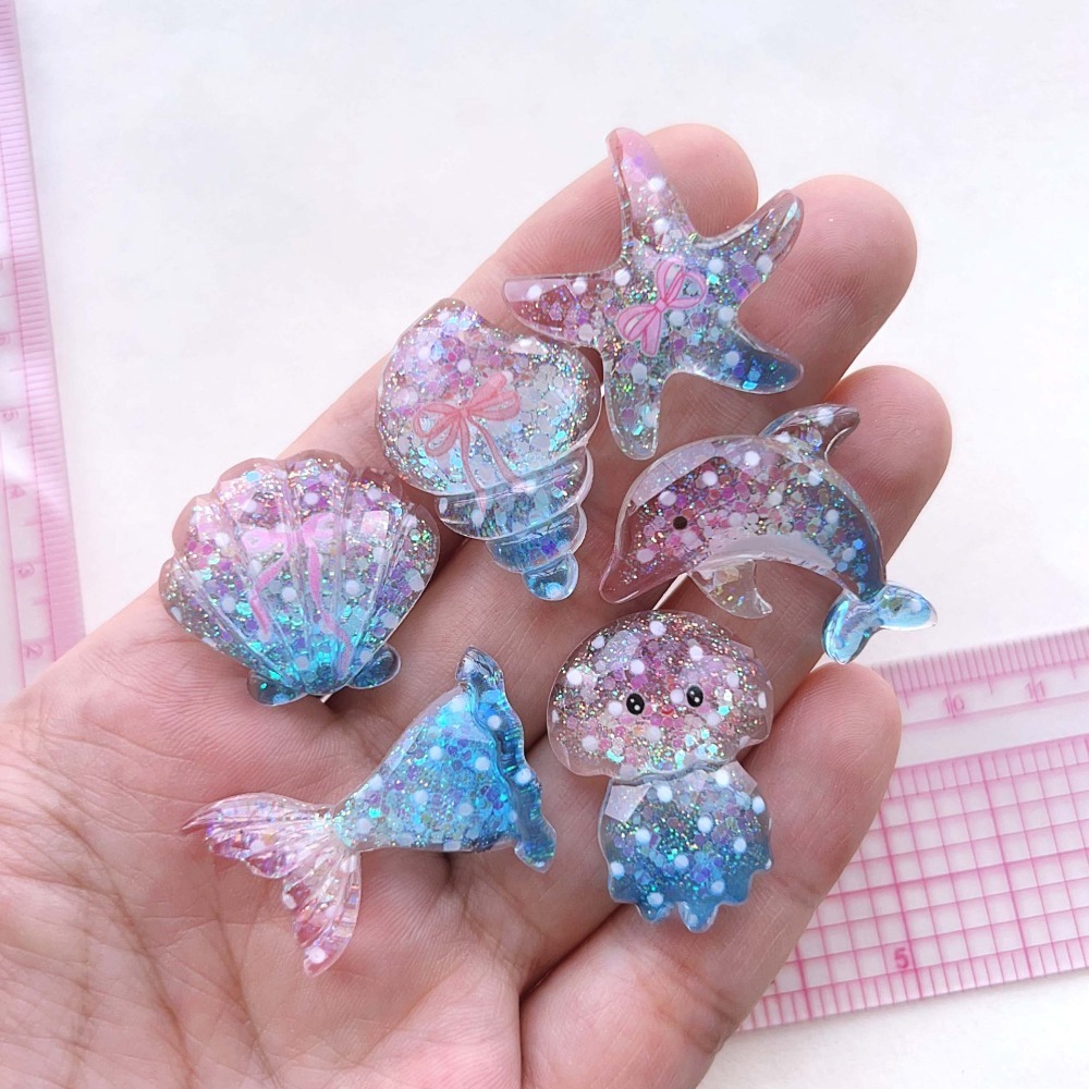 Star Flat Back - 10 szt. Mini Kawaii Urocze kaboszony