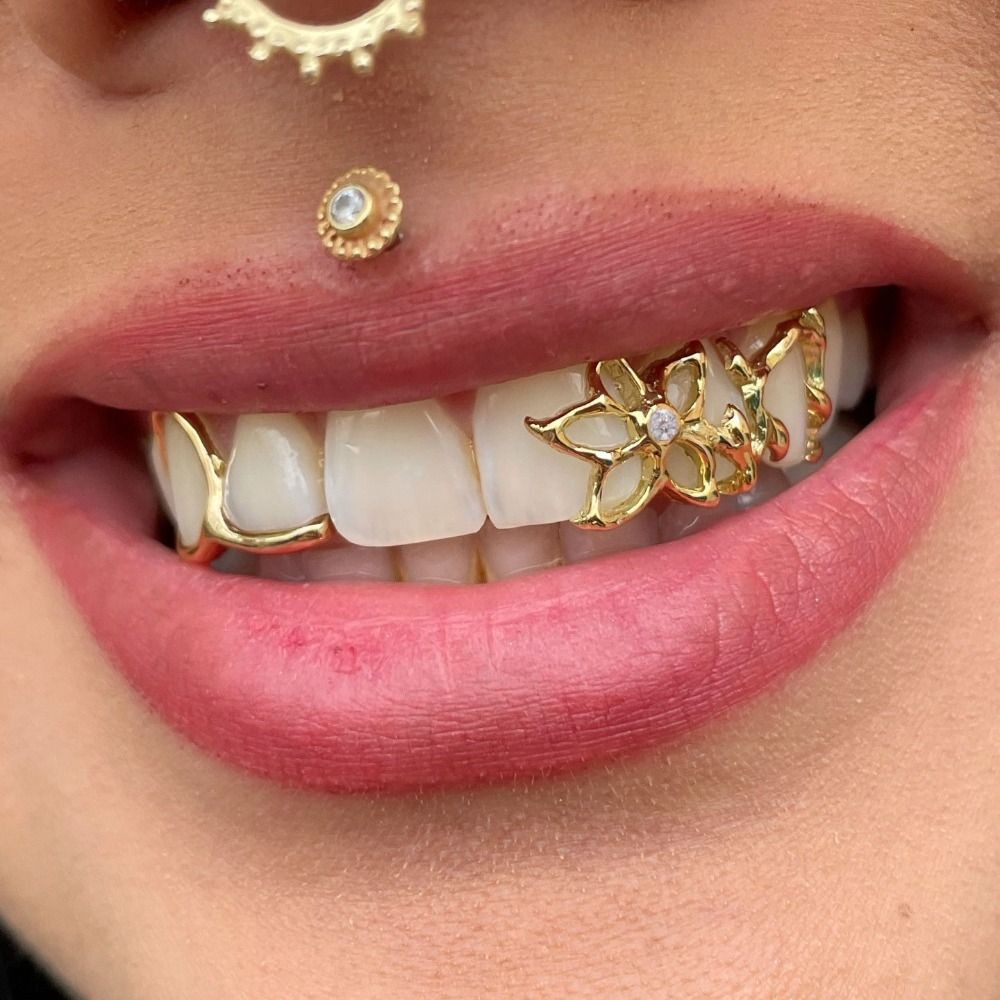 Body Jewelry Tunnels - Nowe Uniwersalne Puste Nakładki na Zęby