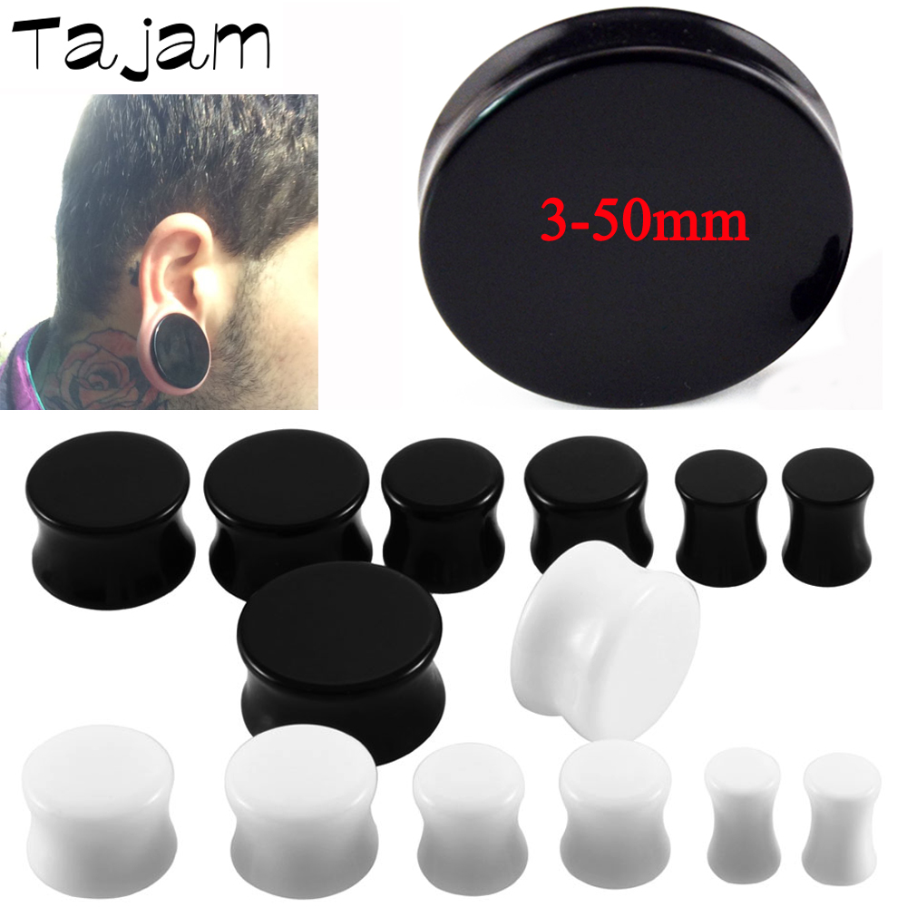 Body Jewelry Gauge Sizes - 1 para 3mm-50mm duży rozmiar stałe