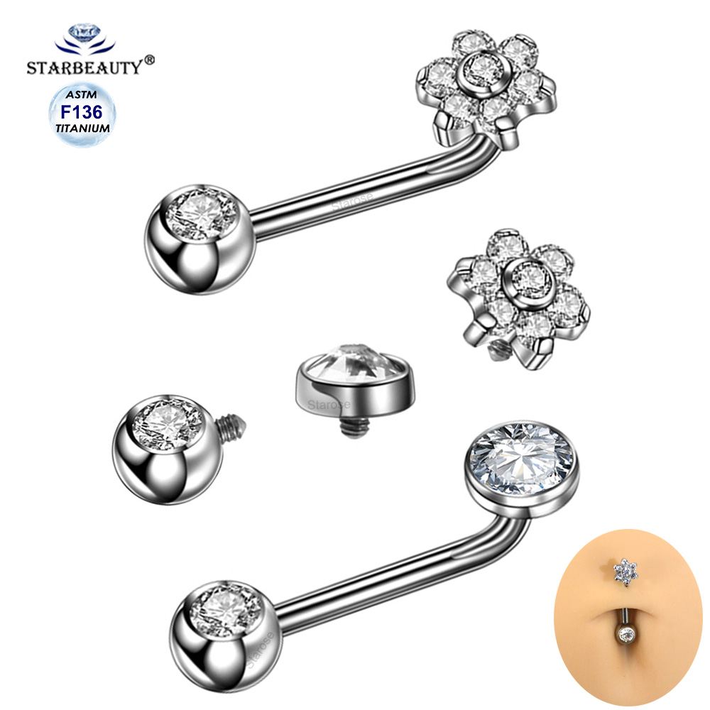 Body Jewelry Vertical Labret - 1 szt. Przyjemniejszy w użyciu damski