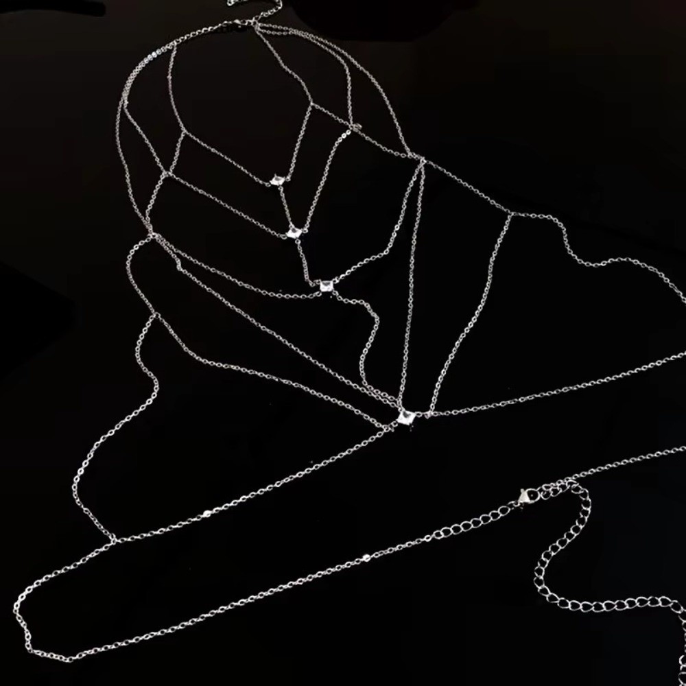 Body Jewelry Unique - Biżuteria na ciało Brokatowy łańcuszek na