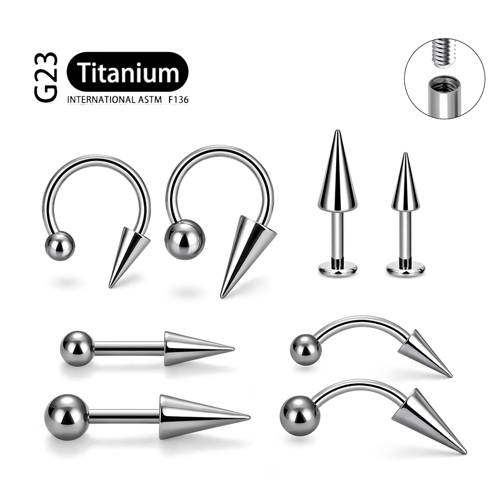 Body Jewelry Implants - 1Pcs Implant Grade F136 Titanium Gothic