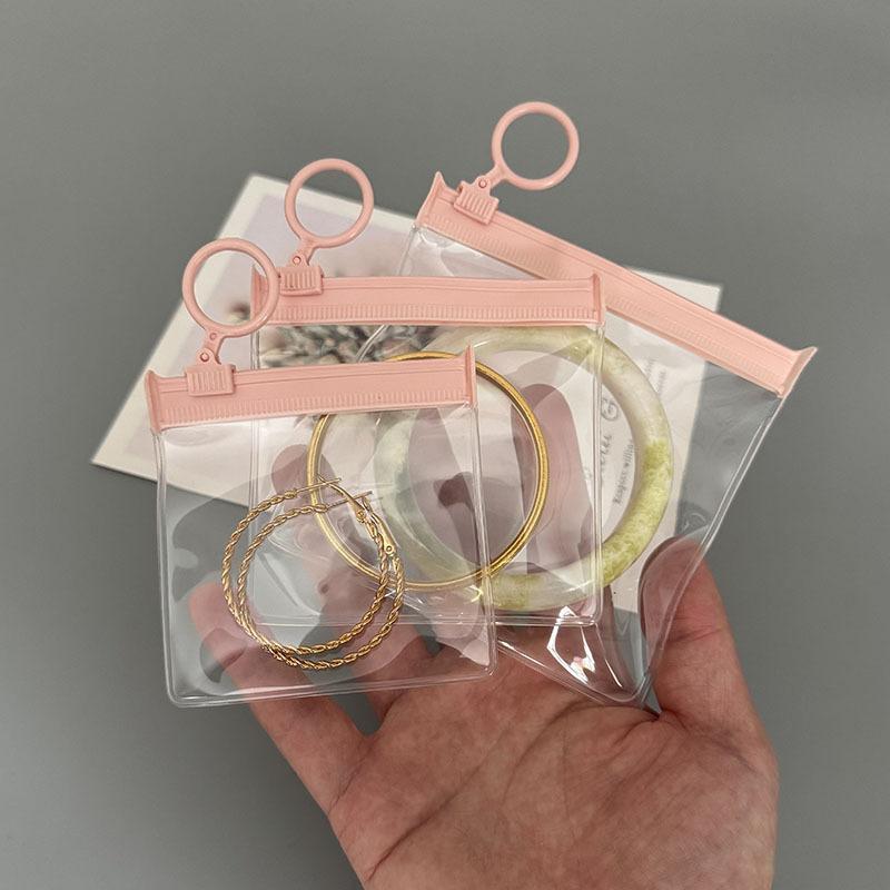 Body Jewelry Display - 10 szt. Uroczych różowych torebek na