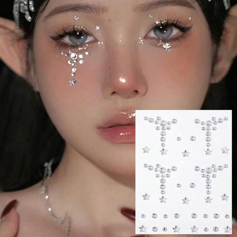 Body Jewelry Eyebrow - Naklejki na twarz i ciało Kamienie