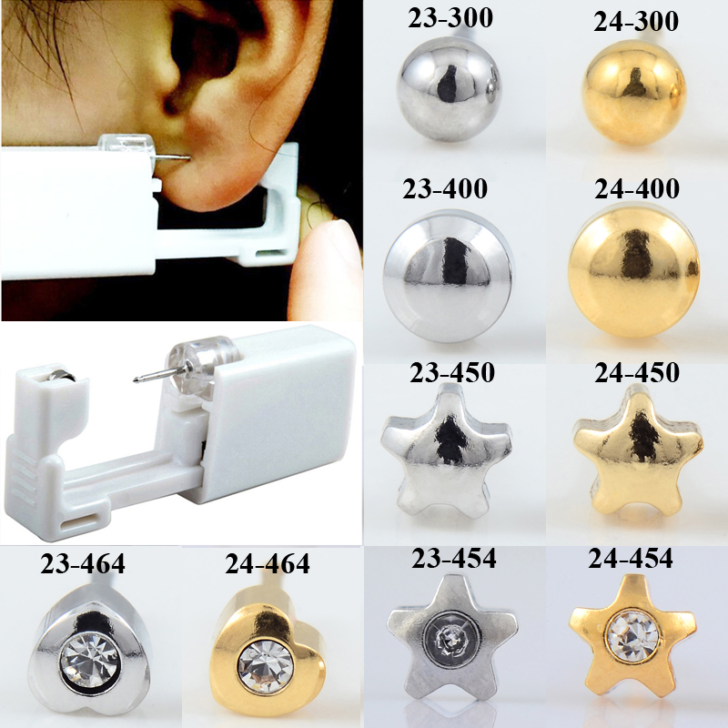 Body Jewelry Tunnels - 24 sztuk/pudło bez bólu zestaw do