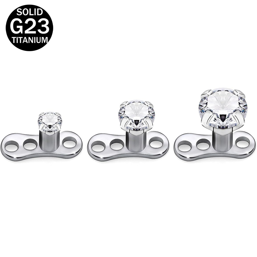Body Jewelry Implants - 14G G23 Titanium Dermal Piercing Biżuteria