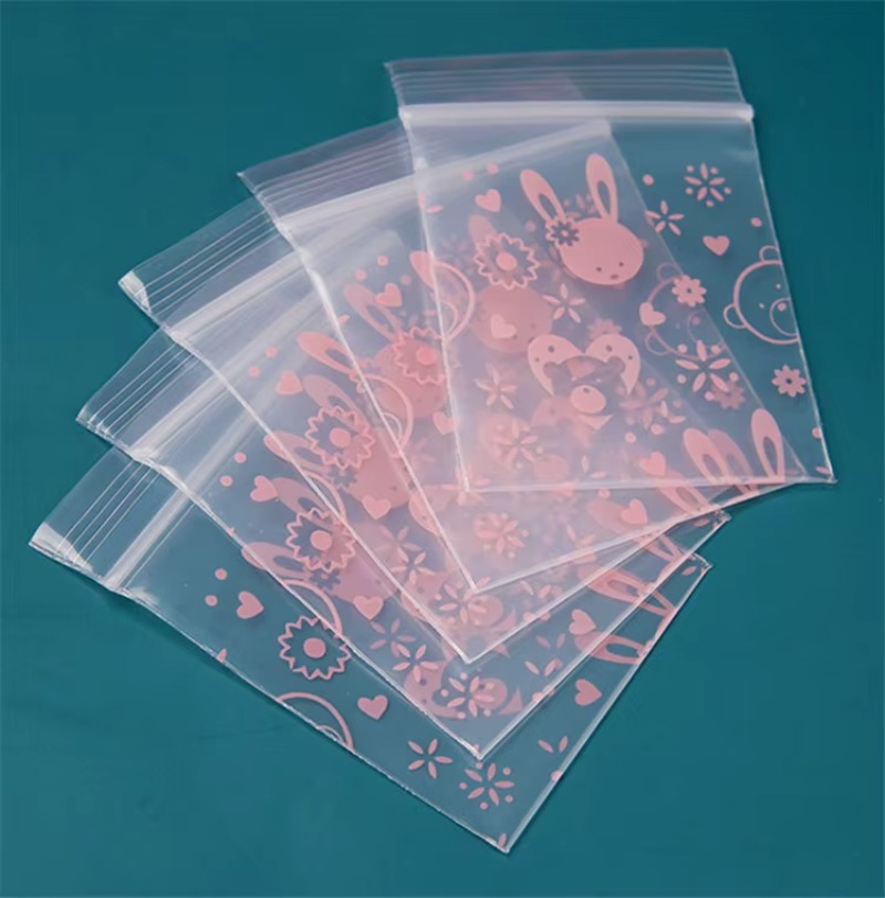 Body Jewelry Back - 100 sztuk różowy królik plastikowa torba