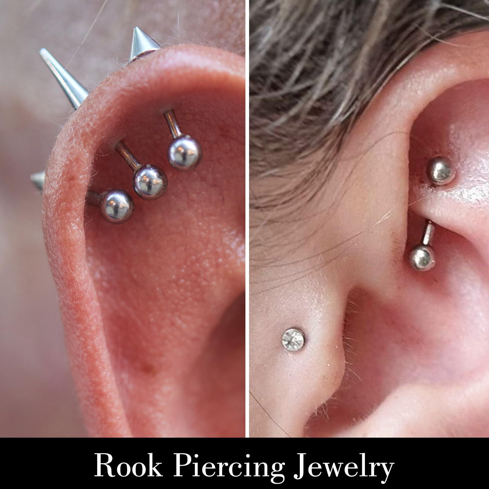 17 sztuk / zestaw tytanu gwint – Body Jewelry Vertical Labret recenzja i cena