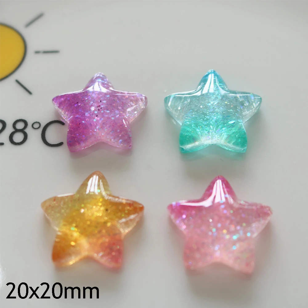 10 sztuk Gradient Star Series  – Star Flat Back recenzja i cena
