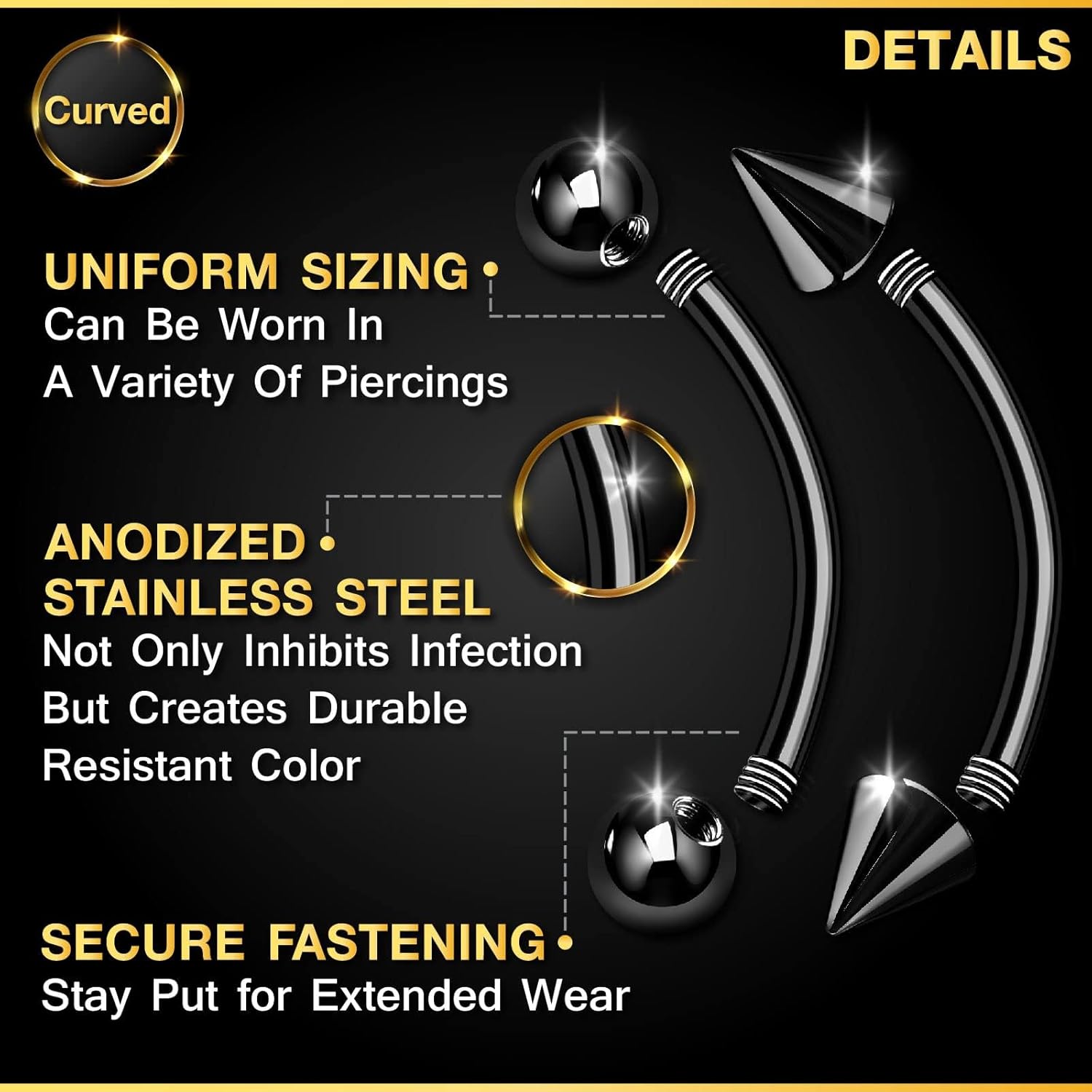 32 szt./zestaw Kolczyki ze sta – Body Jewelry Changing Kit recenzja i cena