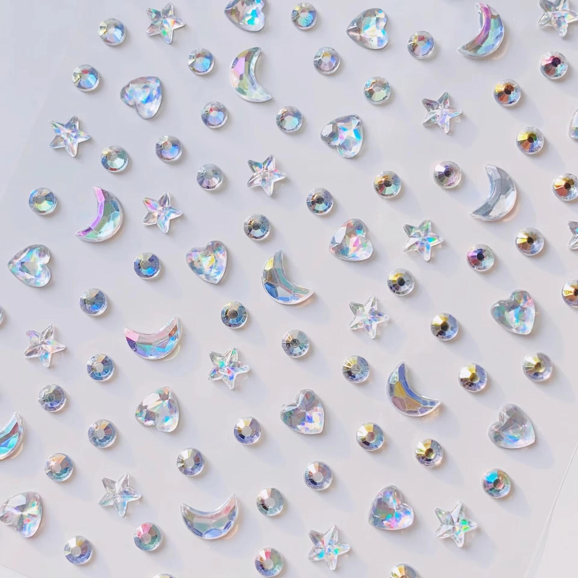 1/2 szt. Naklejki 3D z gwiazda – Body Jewelry Eyebrow recenzja i cena