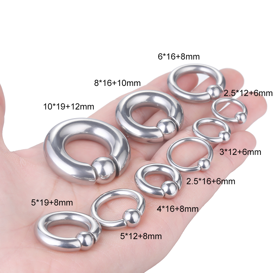 1Pc Pierścień ze stali nierdze – Body Jewelry Tunnels recenzja i cena