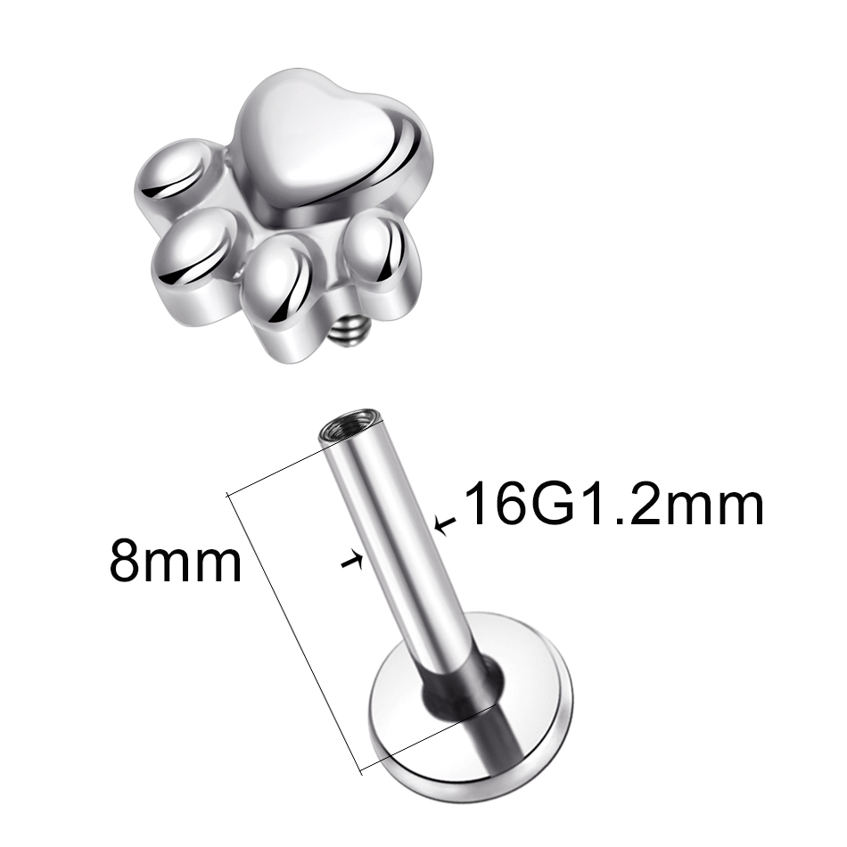 1 szt. Tytanowe kolczyki ze sz – Body Jewelry Implants recenzja i cena