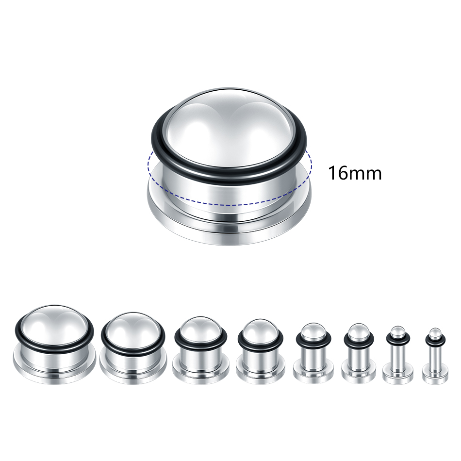 1 para tunel do ucha ze stali  – Body Jewelry Tunnels recenzja i cena