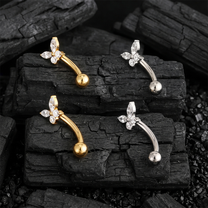 Kolczyk z tytanu ASTM F136 z m – Body Jewelry Vertical Labret recenzja i cena