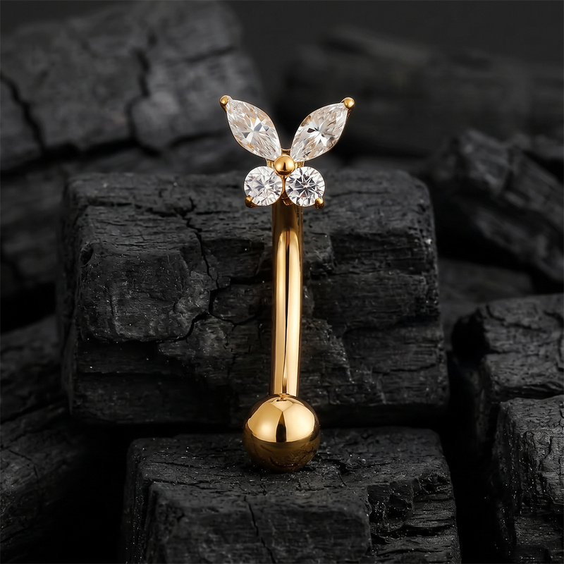 Kolczyk z tytanu ASTM F136 z m – Body Jewelry Vertical Labret recenzja i cena