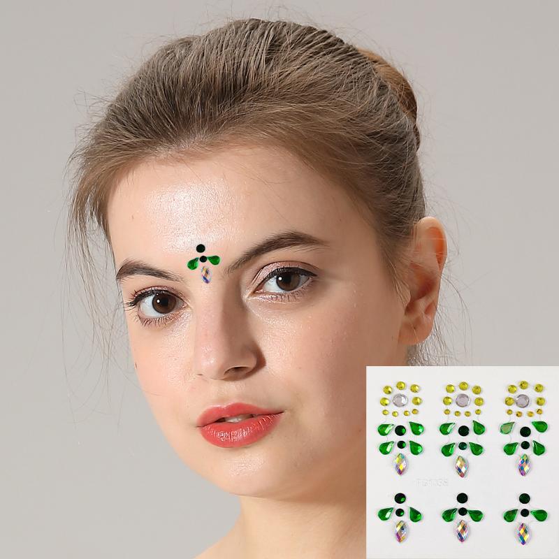Naklejki 3D na oczy i twarz z  – Body Jewelry Eyebrow recenzja i cena