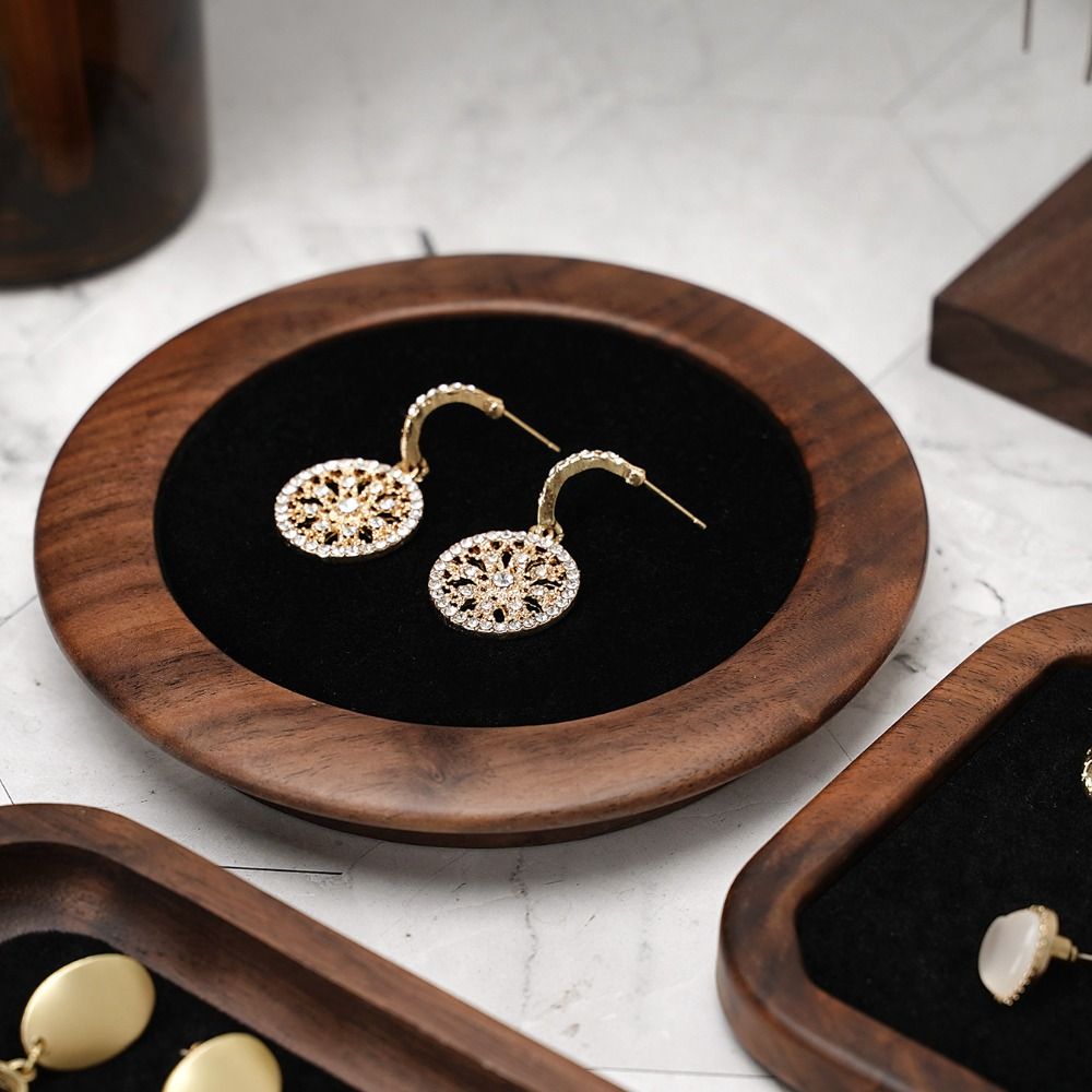 Prosta geometria drewniane pie – Body Jewelry Display recenzja i cena