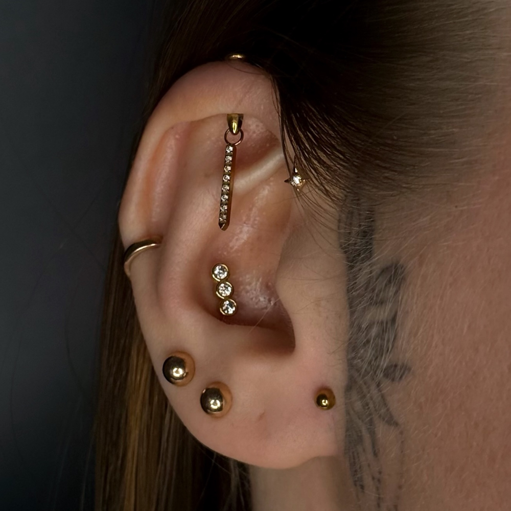 1 szt. G23 Tytanowy Ukryty Pio – Body Jewelry Vertical Labret recenzja i cena