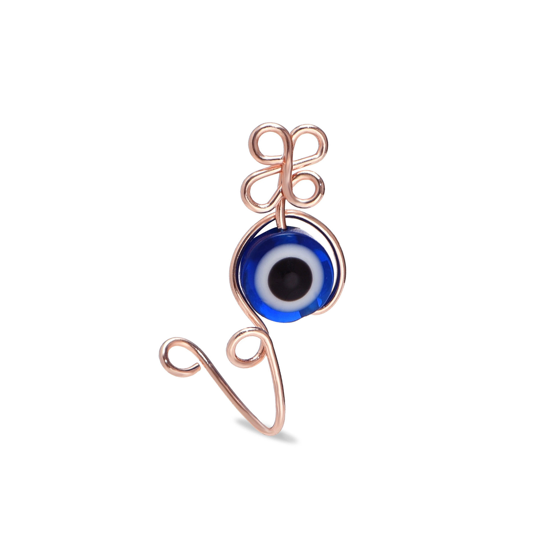 Evil Eye Nose Ring Handmade Co – Body Jewelry Real Gold recenzja i cena