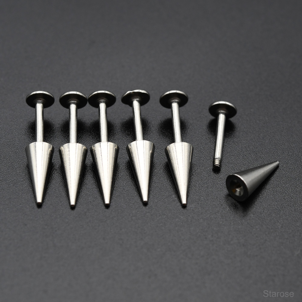 Starose 2 szt. Gotycki stożek  – Body Jewelry Vertical Labret recenzja i cena