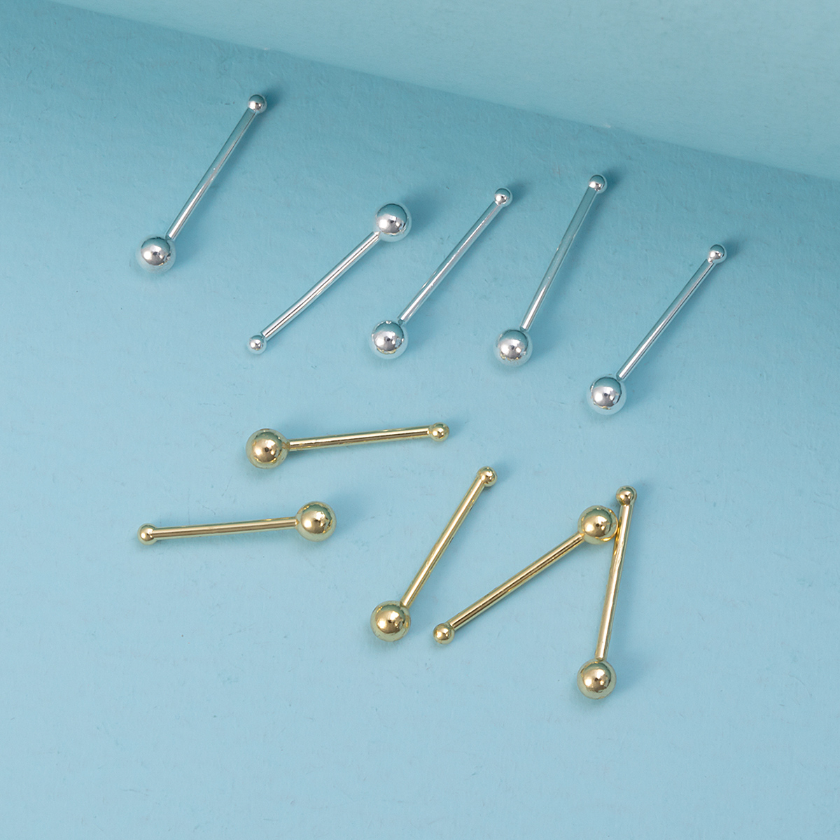10 szt. Kolczyki z kolczykami  – Nostril Screw Pin recenzja i cena