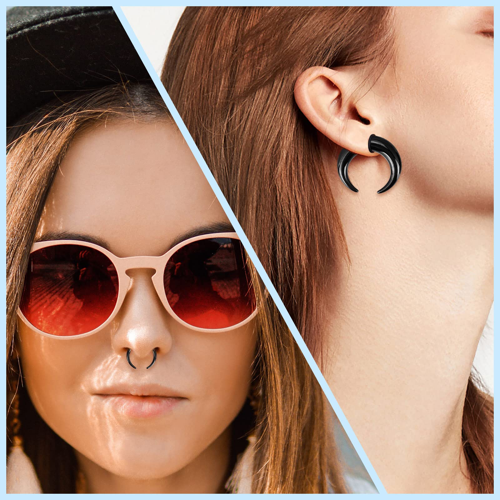 18 sztuk akrylowe przegrody Pi – Body Jewelry Tunnels recenzja i cena