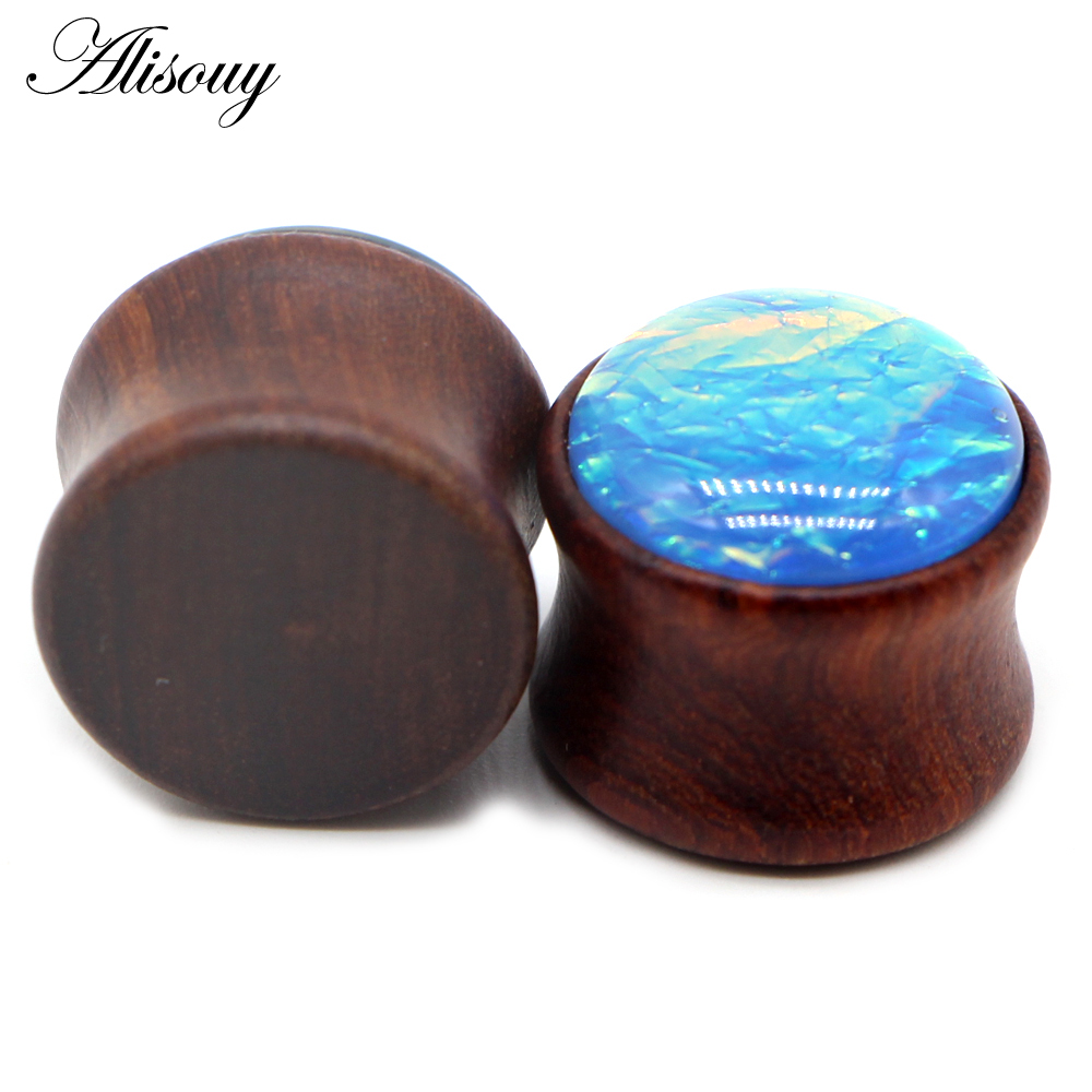 Alisouy 2PCS Zatyczki do uszu  – Body Jewelry Gauges recenzja i cena