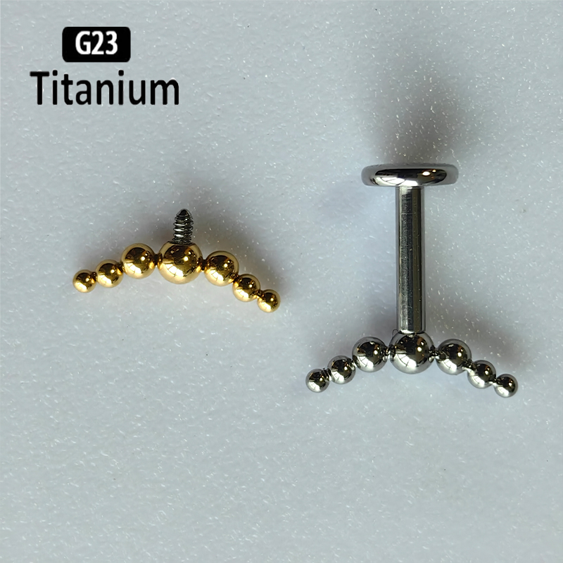 G23 Titanium Piercing 7pcs Bal – Body Jewelry Vertical Labret recenzja i cena