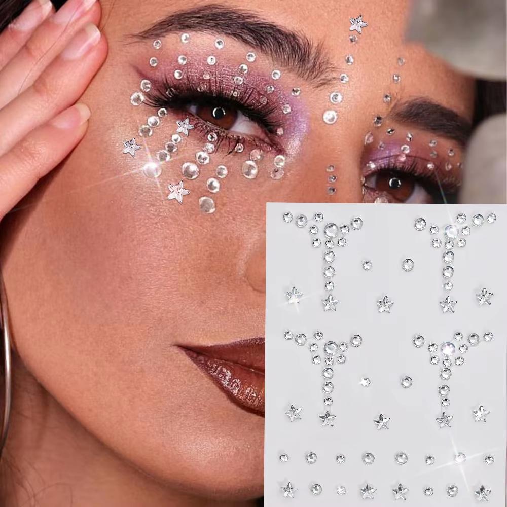 Sztuczne kolczyki, naklejane k – Body Jewelry Eyebrow recenzja i cena