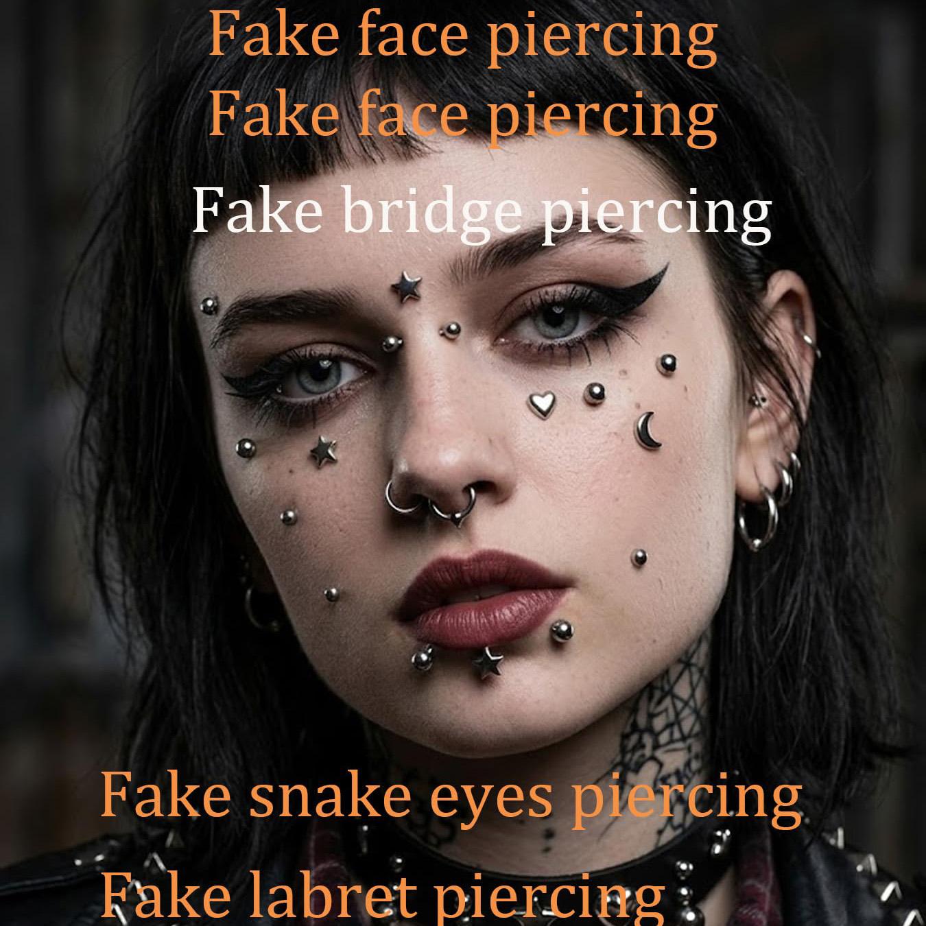 Sztuczne kolczyki, naklejane k – Body Jewelry Eyebrow recenzja i cena