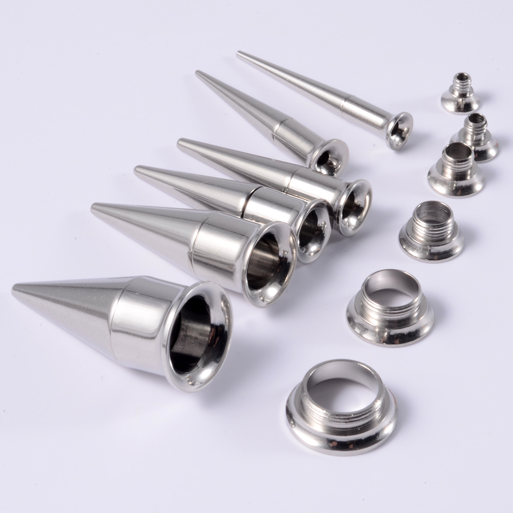 6 zestaw mieszany rozmiar stal – Body Jewelry Gauge Sizes recenzja i cena