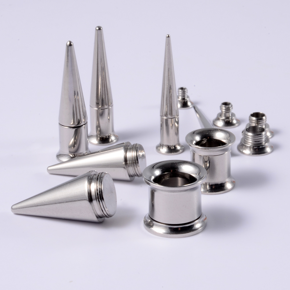 6 zestaw mieszany rozmiar stal – Body Jewelry Gauge Sizes recenzja i cena