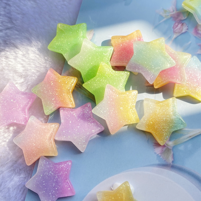 10 sztuk Kawaii śliczne miesza – Star Flat Back recenzja i cena