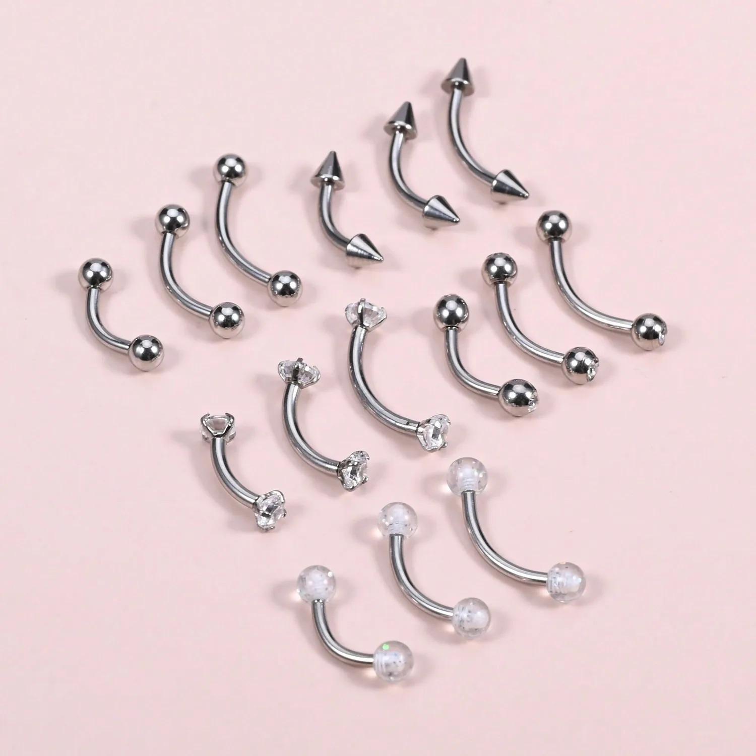 15 szt. 16g Kolczyki do pierci – Body Jewelry Vertical Labret recenzja i cena