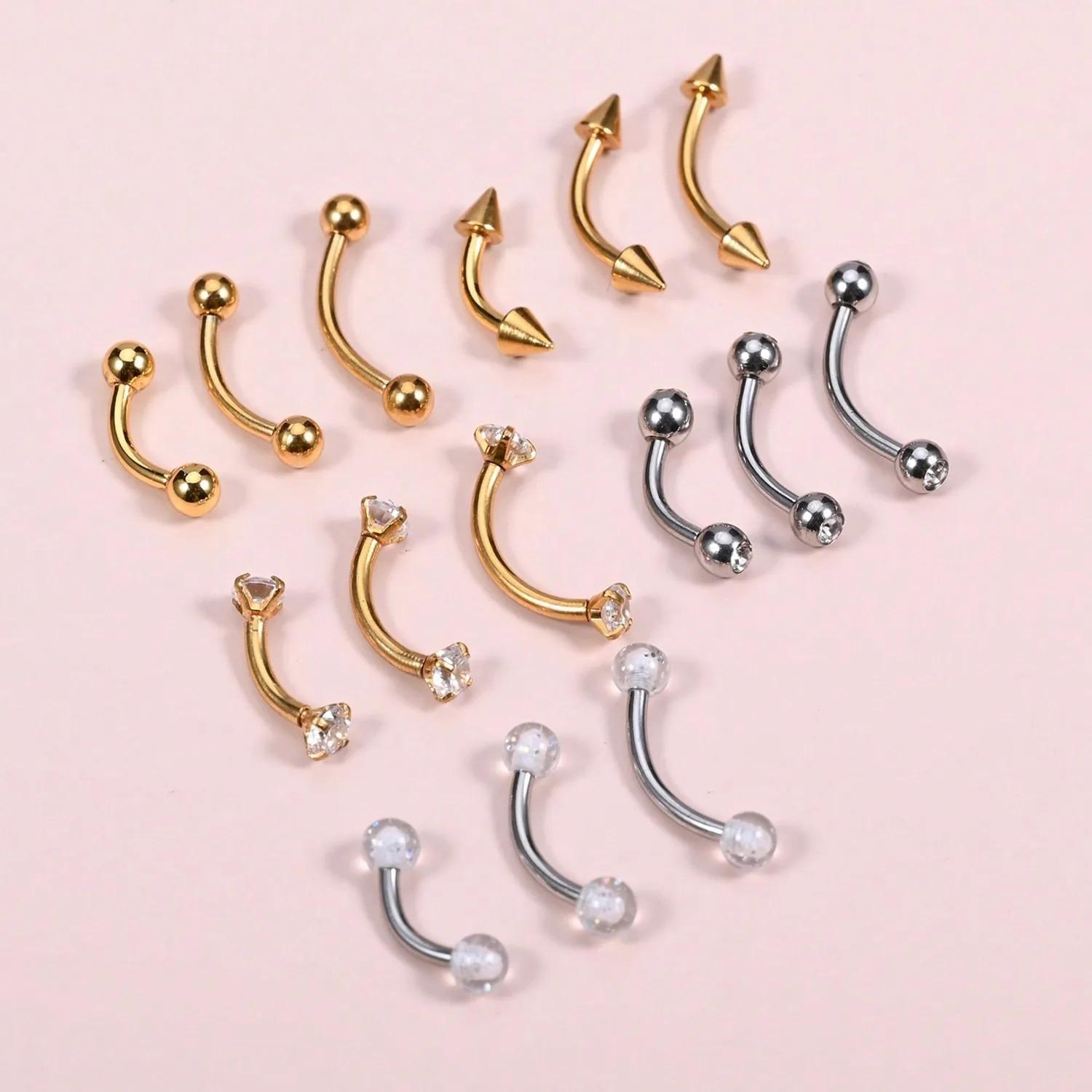 15 szt. 16g Kolczyki do pierci – Body Jewelry Vertical Labret recenzja i cena