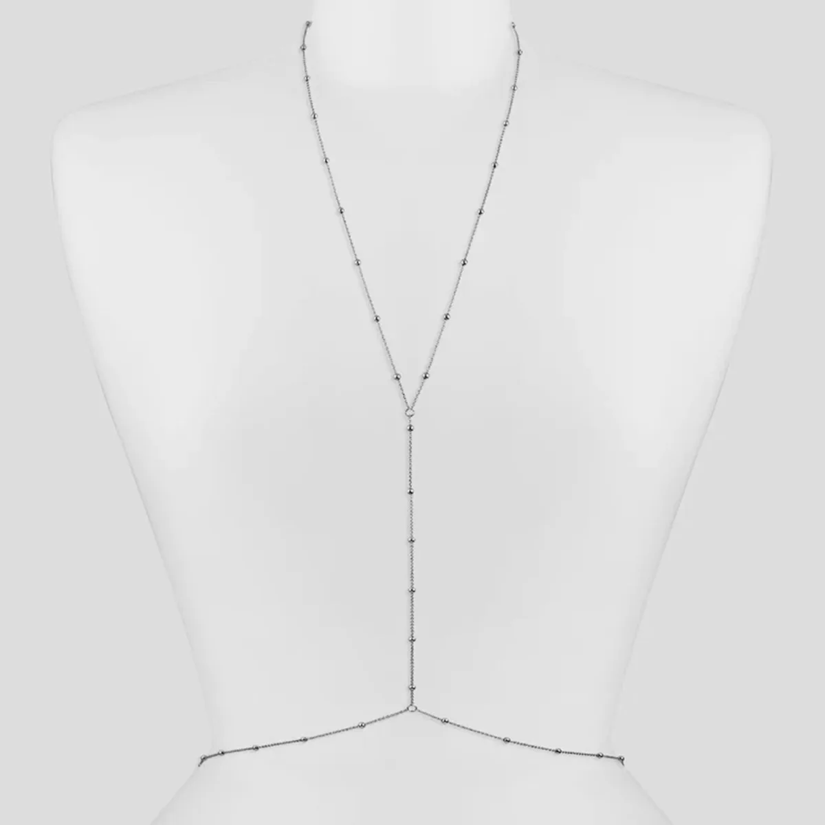 Prosty łańcuszek z koralikami  – Body Jewelry For Women recenzja i cena
