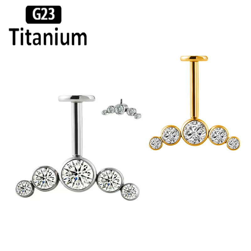 Kolczyk do przekłuwania uszu z – Body Jewelry Vertical Labret recenzja i cena