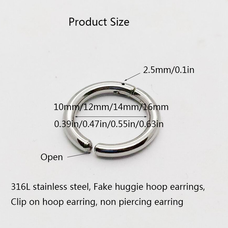 2/6 sztuk fałszywe kolczyki Hu – Body Jewelry Tunnels recenzja i cena