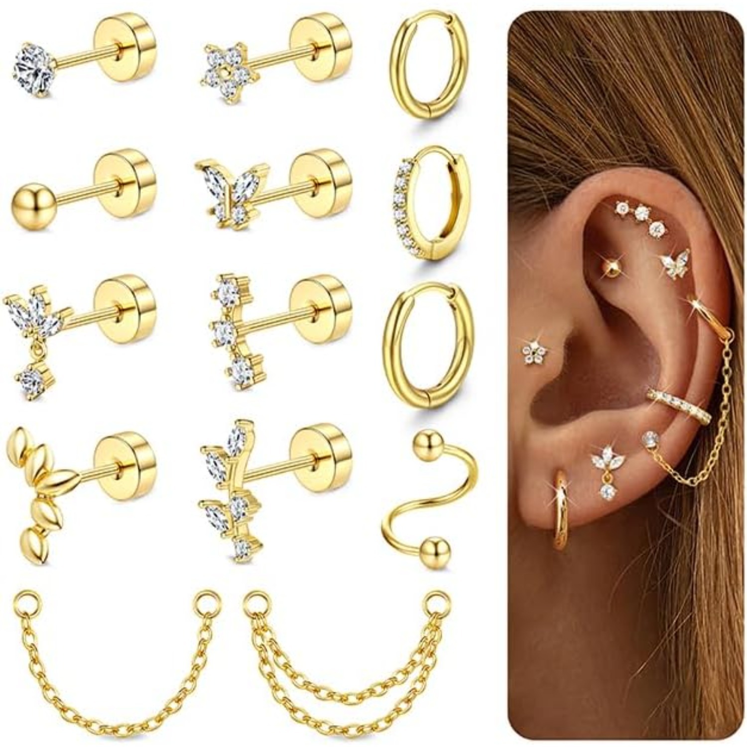 Kolczyki do chrząstki Bobisty  – Body Jewelry Changing Kit recenzja i cena
