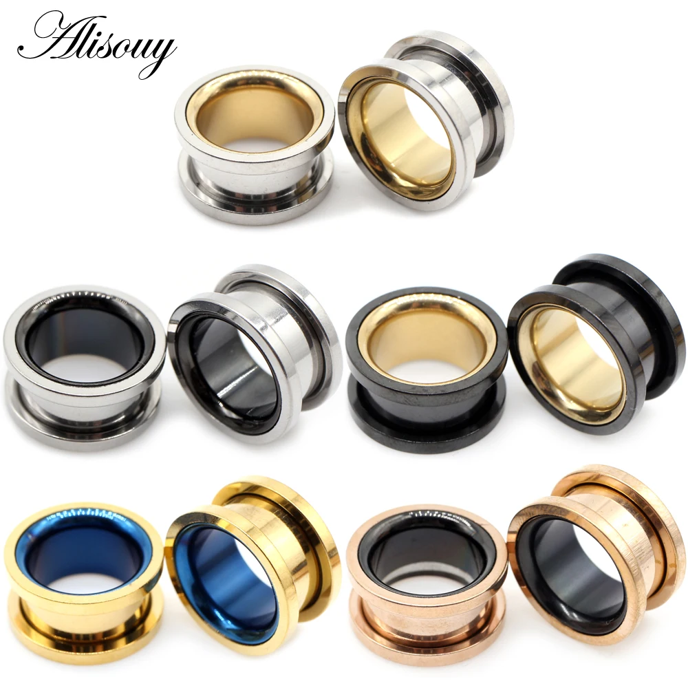 Alisouy 2 sztuki 6-30mm Stal N – Body Jewelry Gauges recenzja i cena