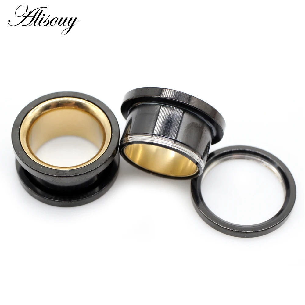 Alisouy 2 sztuki 6-30mm Stal N – Body Jewelry Gauges recenzja i cena