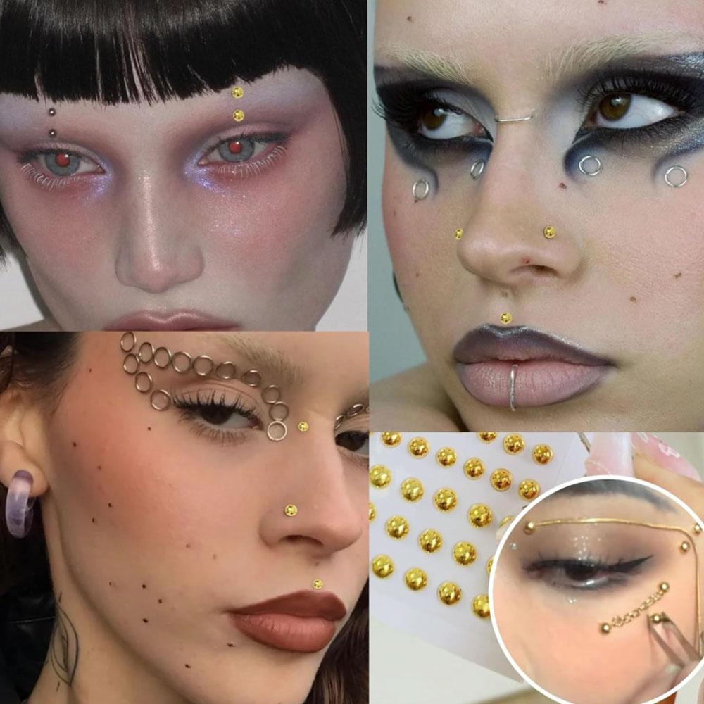 Zestaw 661 szt. sztucznych pie – Body Jewelry Eyebrow recenzja i cena