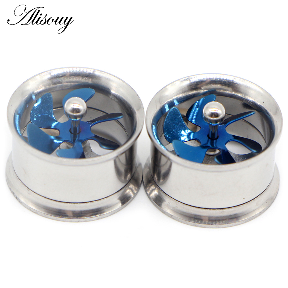 Alisouy 2 szt. Śruba śmigła tu – Body Jewelry Gauges recenzja i cena