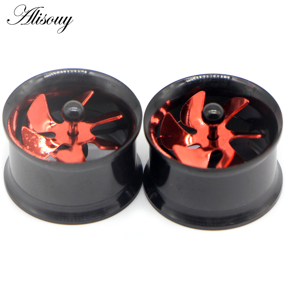 Alisouy 2 szt. Śruba śmigła tu – Body Jewelry Gauges recenzja i cena