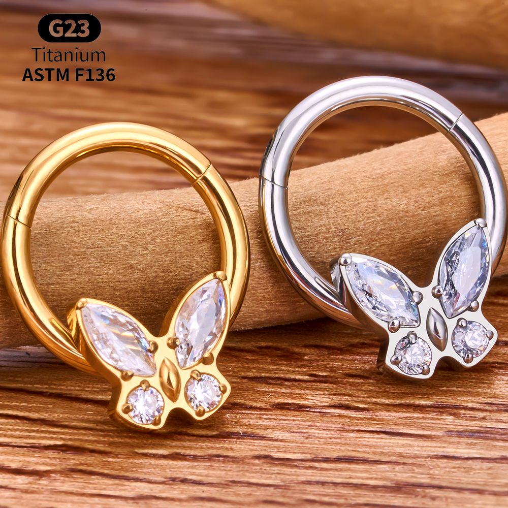 Zestaw kolczyków typu clicker  – Body Jewelry Vertical Labret recenzja i cena