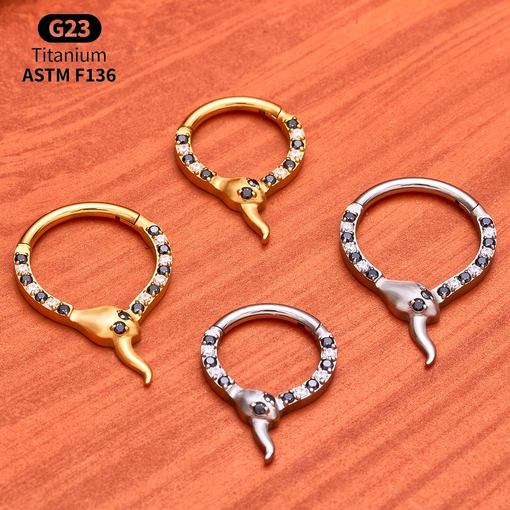 Zestaw kolczyków typu clicker  – Body Jewelry Vertical Labret recenzja i cena