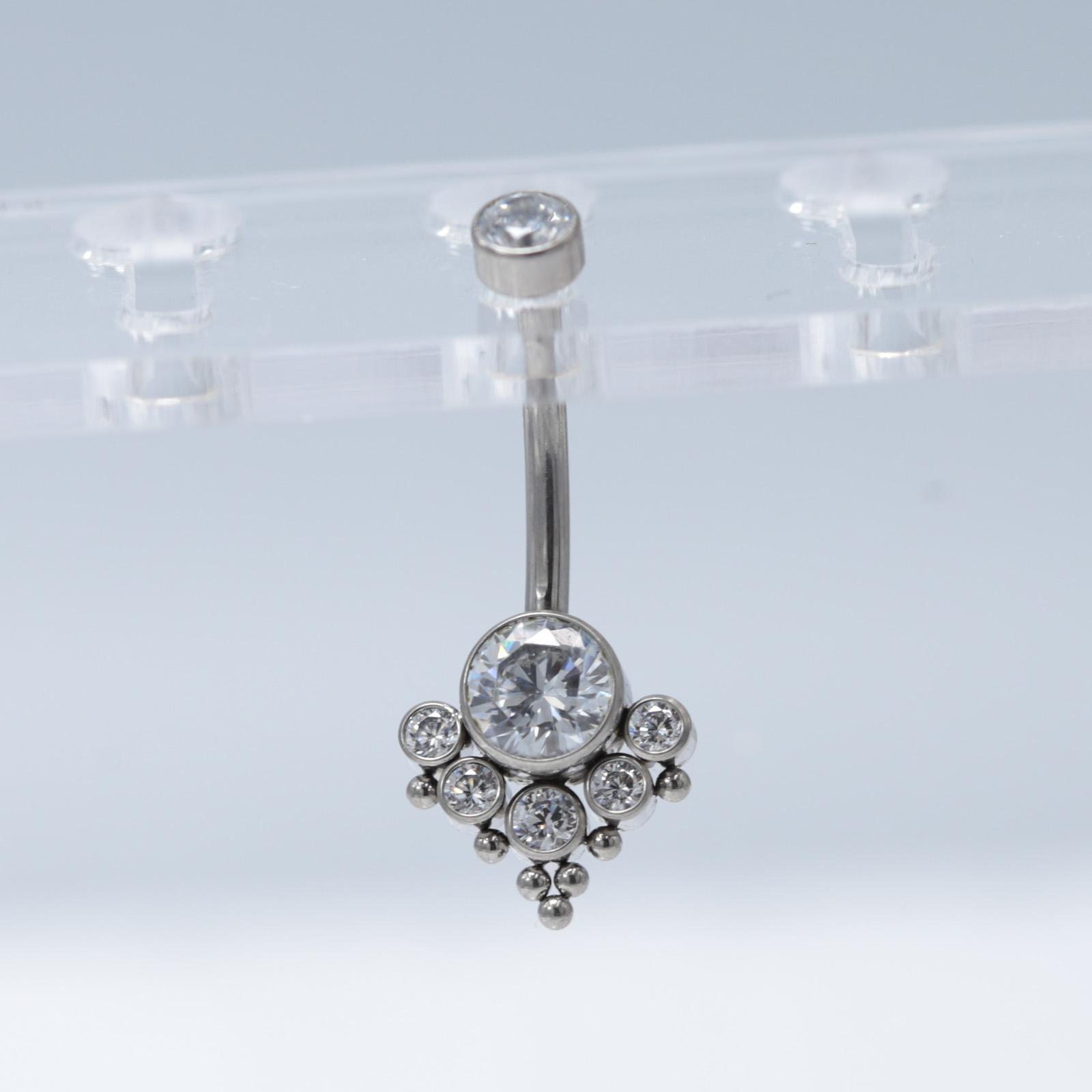 14G tytanowy pierścień do pępk – Body Jewelry Implants recenzja i cena