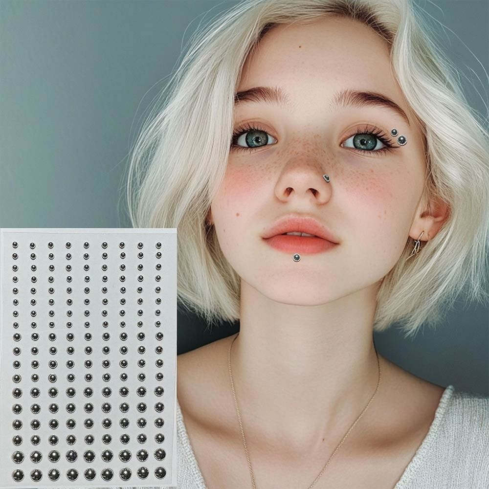 Wielokrotnego użytku naklejki  – Body Jewelry Eyebrow recenzja i cena